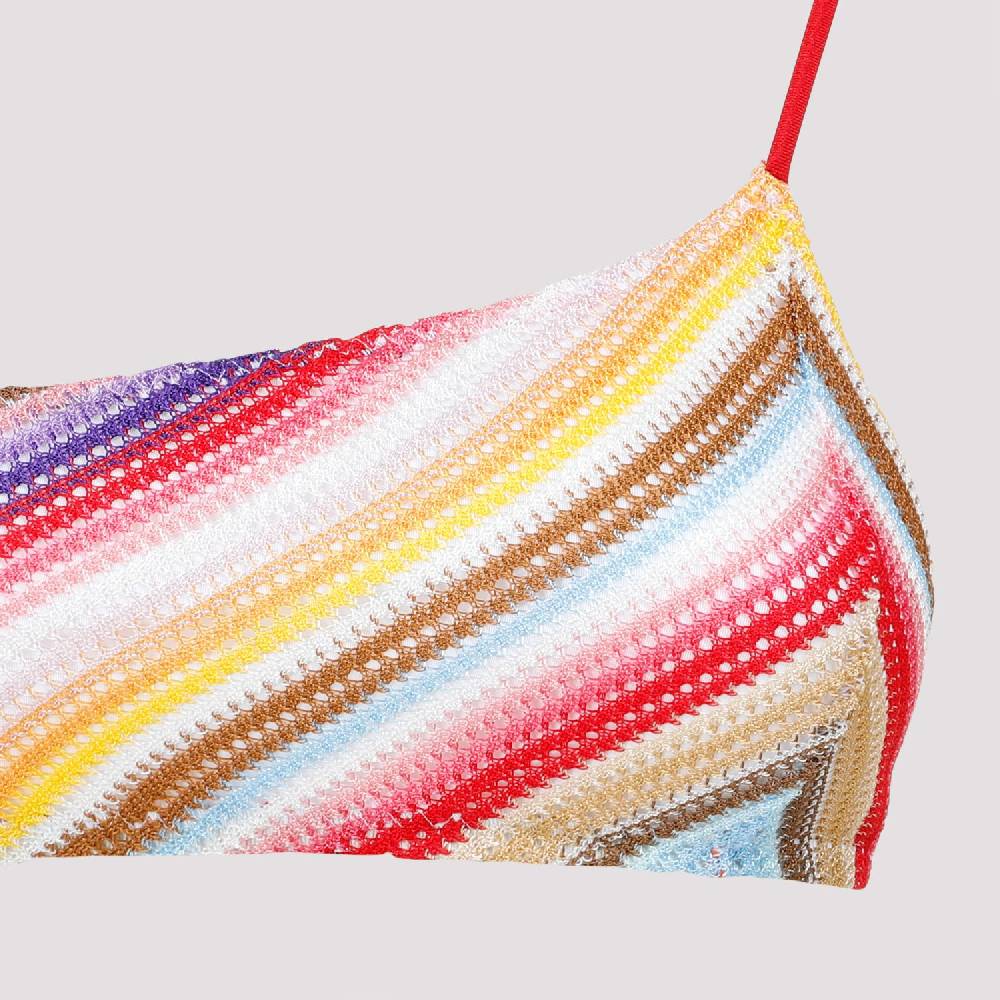 MISSONI  Bikini A Righe Monospalla Missoni In Viscosa