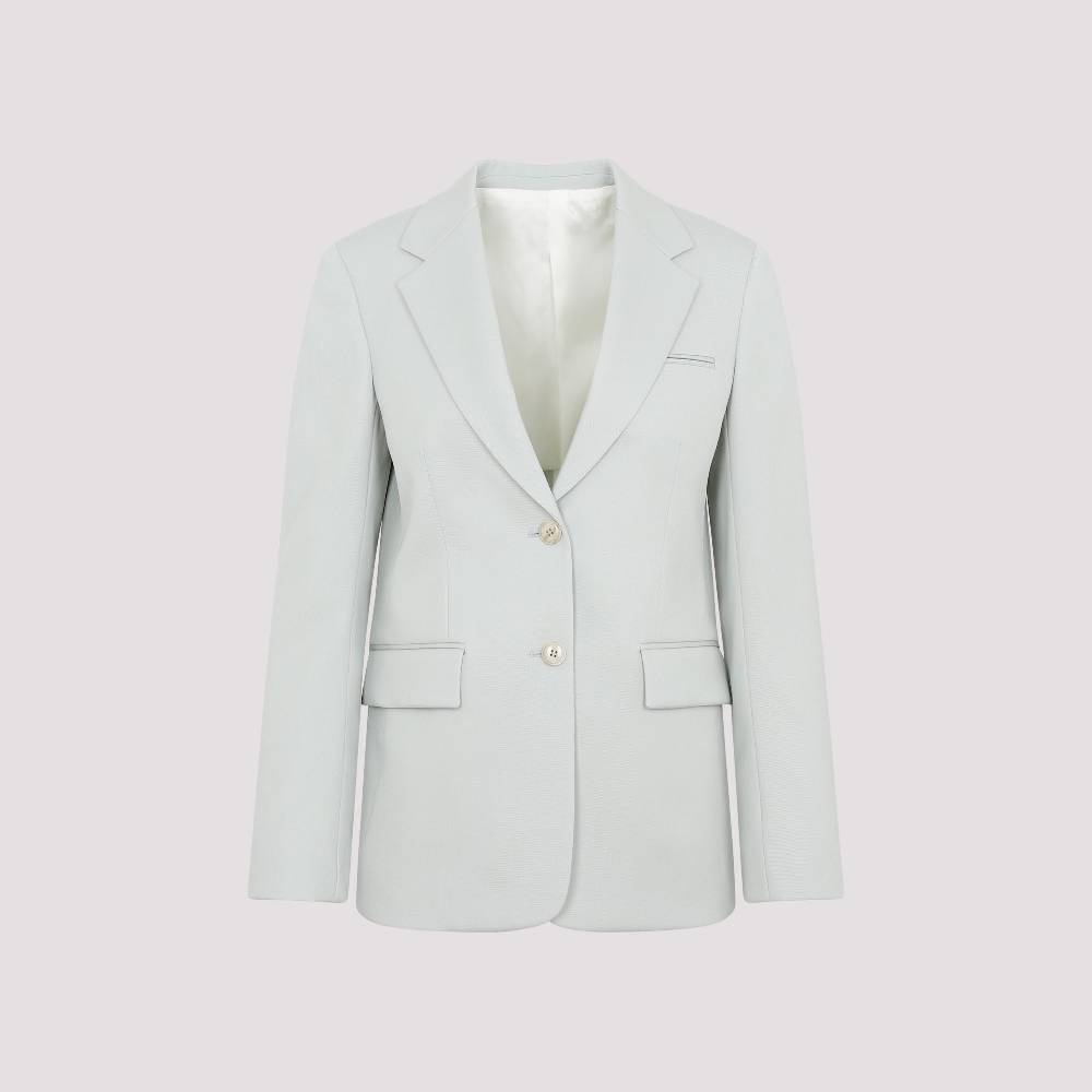 LANVIN  Blazer Da Donna Verde Salvia In Lana Vergine LANVIN