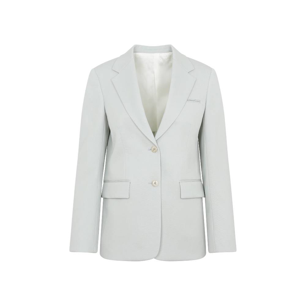 LANVIN  Blazer da Donna Verde Salvia in Lana Vergine LANVIN