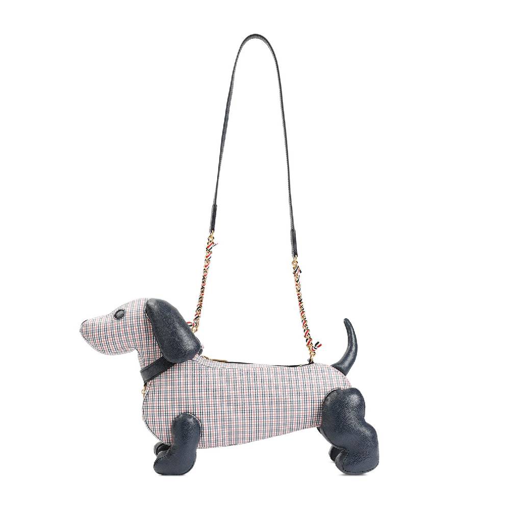 THOM BROWNE  Borsa a Mano Hector in Pelle Multicolore di Thom Browne