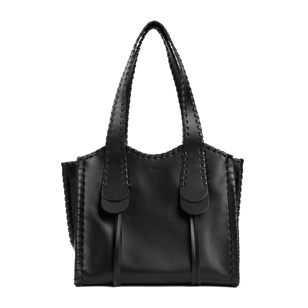 CHLOÉ  Borsa a Spalla Chloé Pelle di Vitello Nera 35x28x19cm