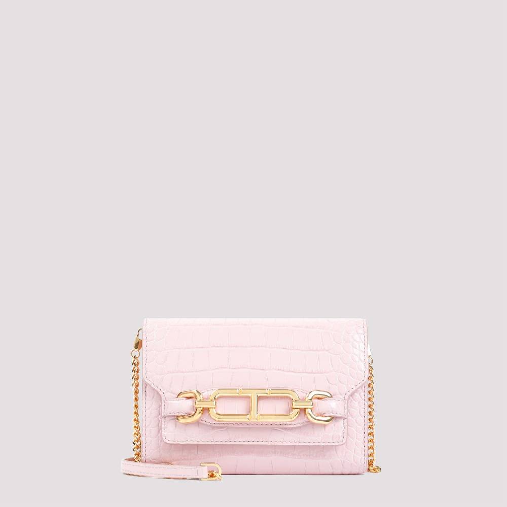 TOM FORD  Borsa Da Donna In Pelle Coccodrillo Rosa Tom Ford