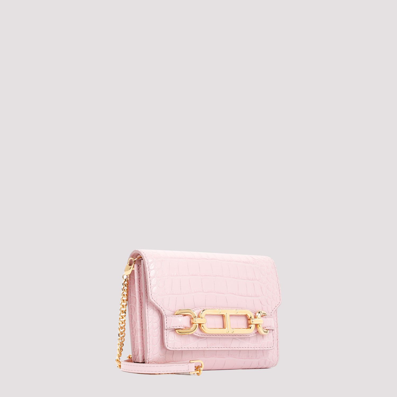 TOM FORD  Borsa Da Donna In Pelle Coccodrillo Rosa Tom Ford