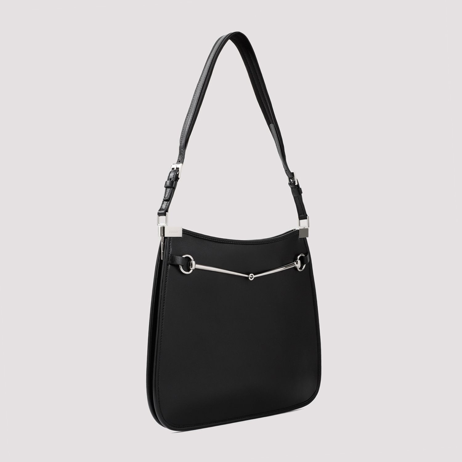 GUCCI  Borsa GUCCI In Pelle Nappa Nera Con Accessori Argentati
