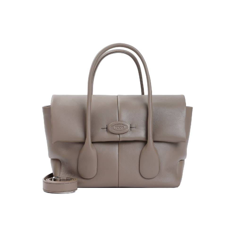 TOD'S  Borsa TOD'S in Pelle di Vitello Grigia 36x22x16cm