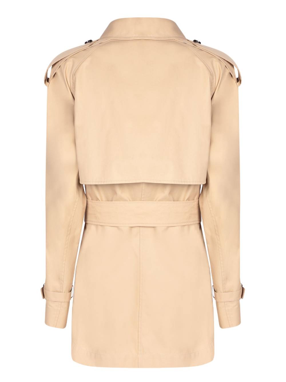 BURBERRY  Trench Di Cotone Beige Burberry Per Donna