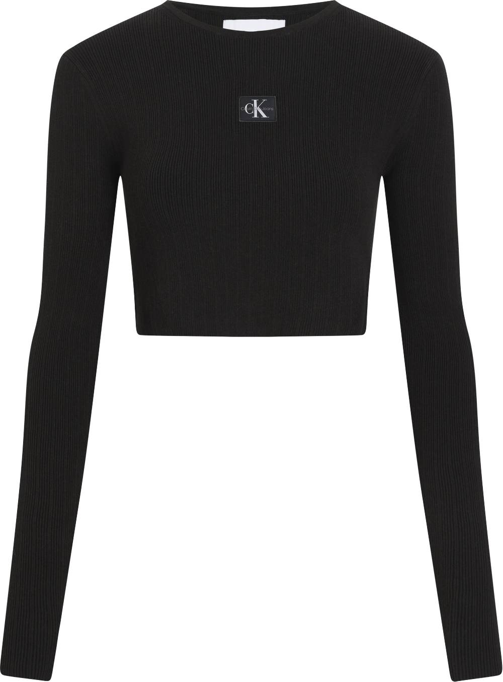 CALVIN KLEIN  T-Shirt Nera Aderente Calvin Klein