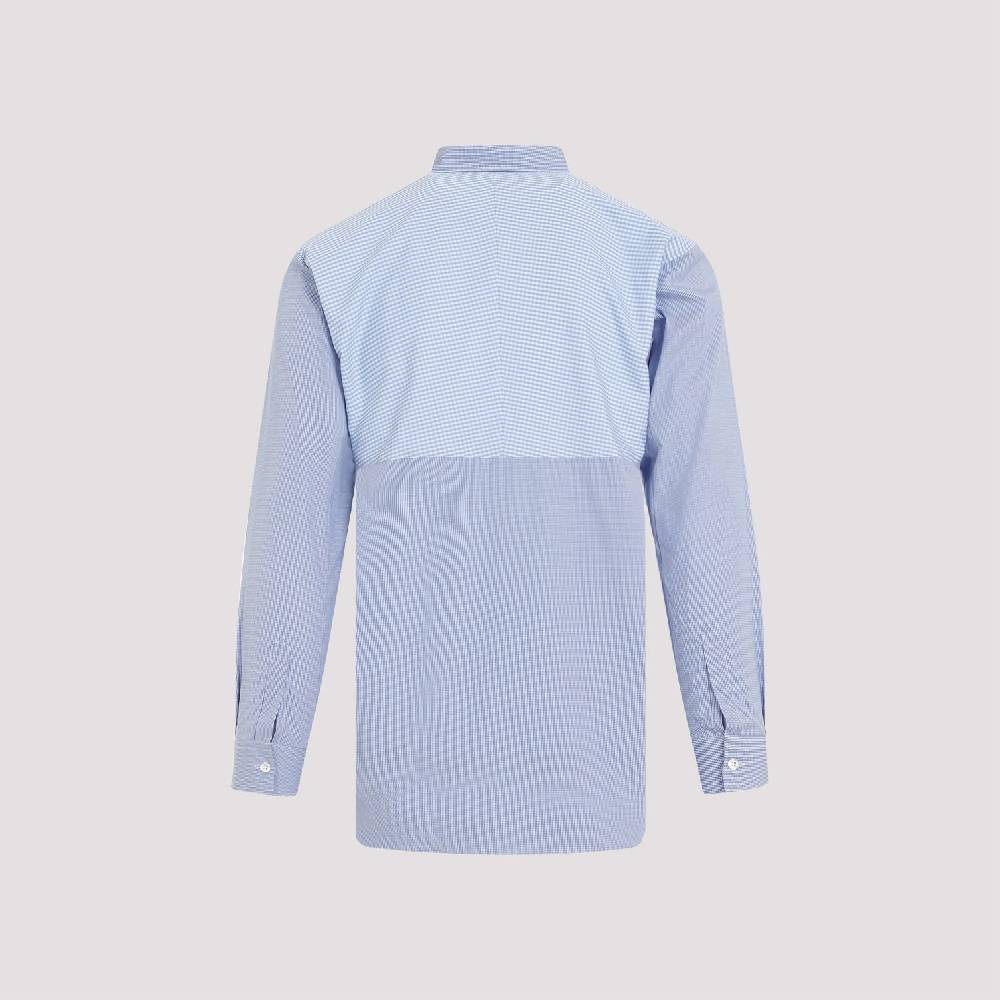 COMME DES GARÇONS SHIRT  Camicia A Righe Blu Cotone Comme Des Garçons Uomo