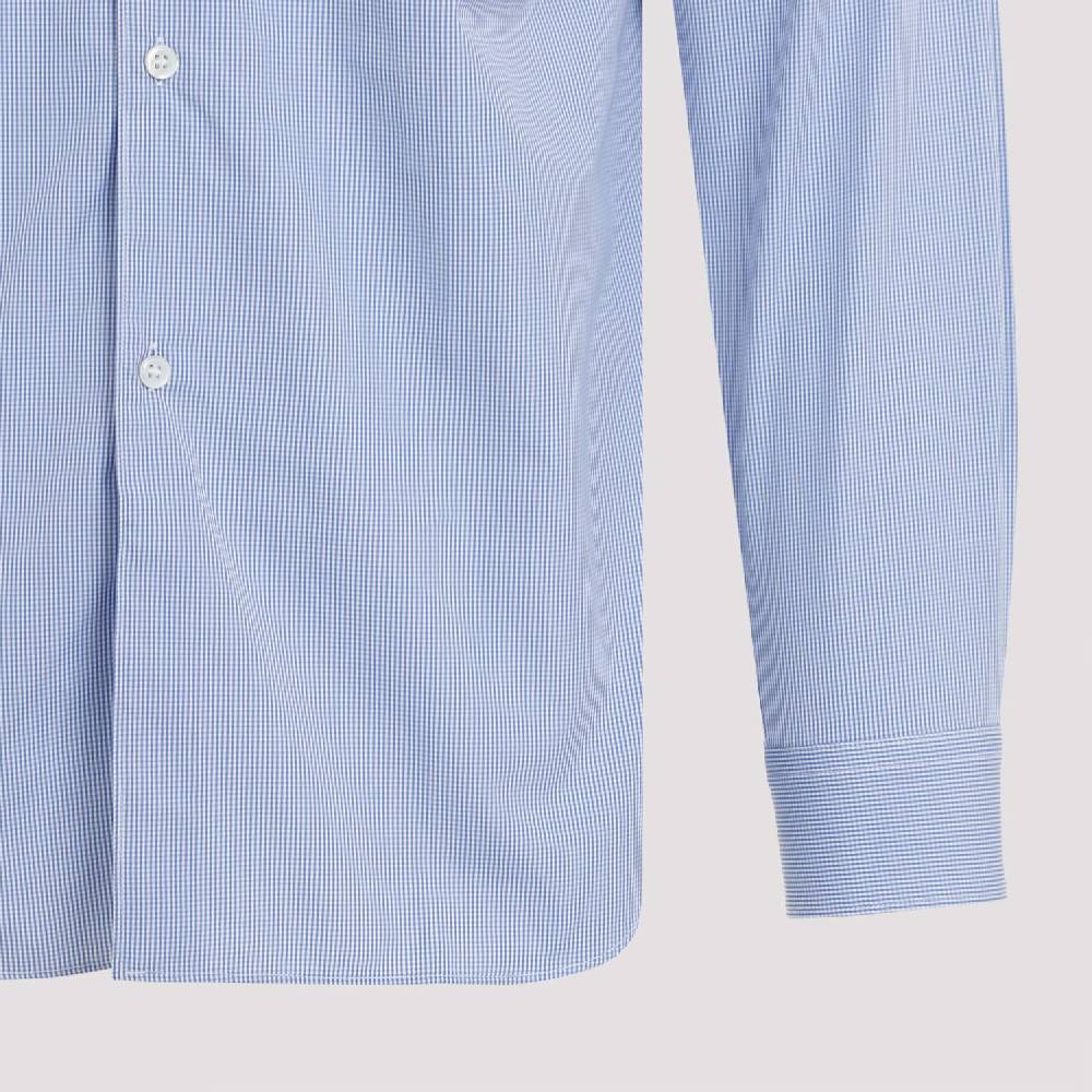 COMME DES GARÇONS SHIRT  Camicia A Righe Blu Cotone Comme Des Garçons Uomo