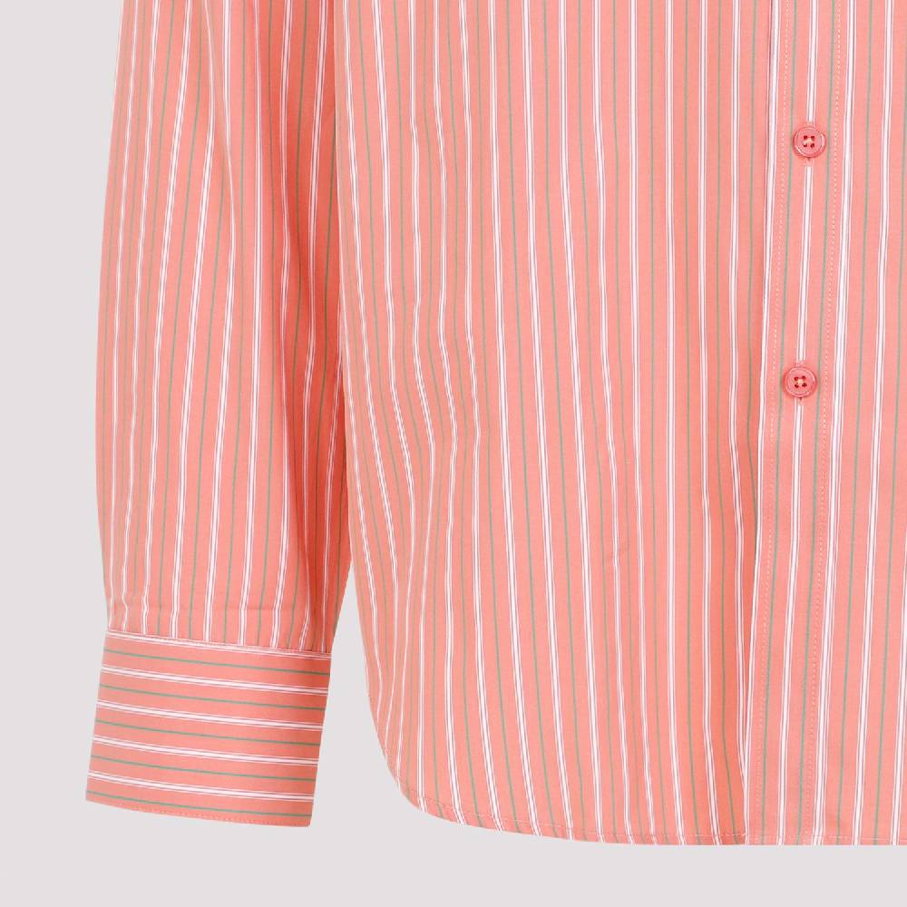 MARTINE ROSE  Camicia A Righe Giallo & Arancio In Cotone Per Uomo Di Martine Rose