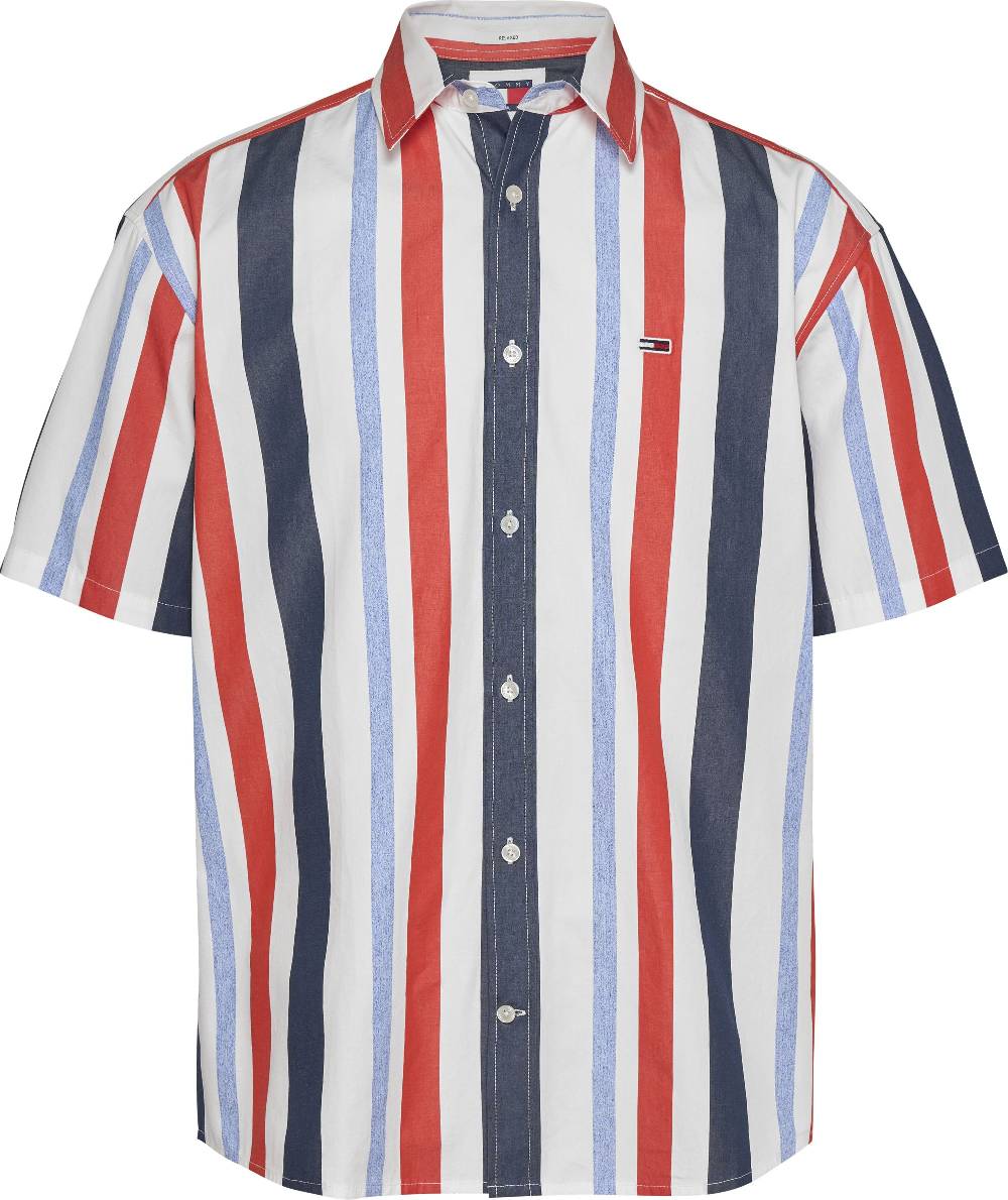 TOMMY JEANS  Camicia a Righe Multicolor in Cotone Tommy Jeans