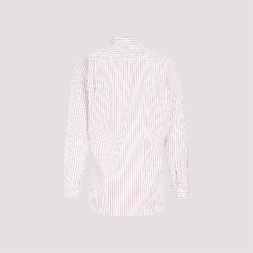 COMME DES GARÇONS SHIRT  Camicia A Righe Rosse Comme Des Garçons In Cotone - Uomo