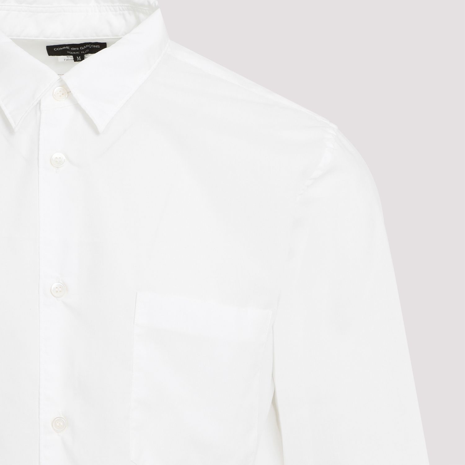 COMME DES GARÇONS  Camicia Bianca Classica In Cotone Comme Des Garçons Uomo