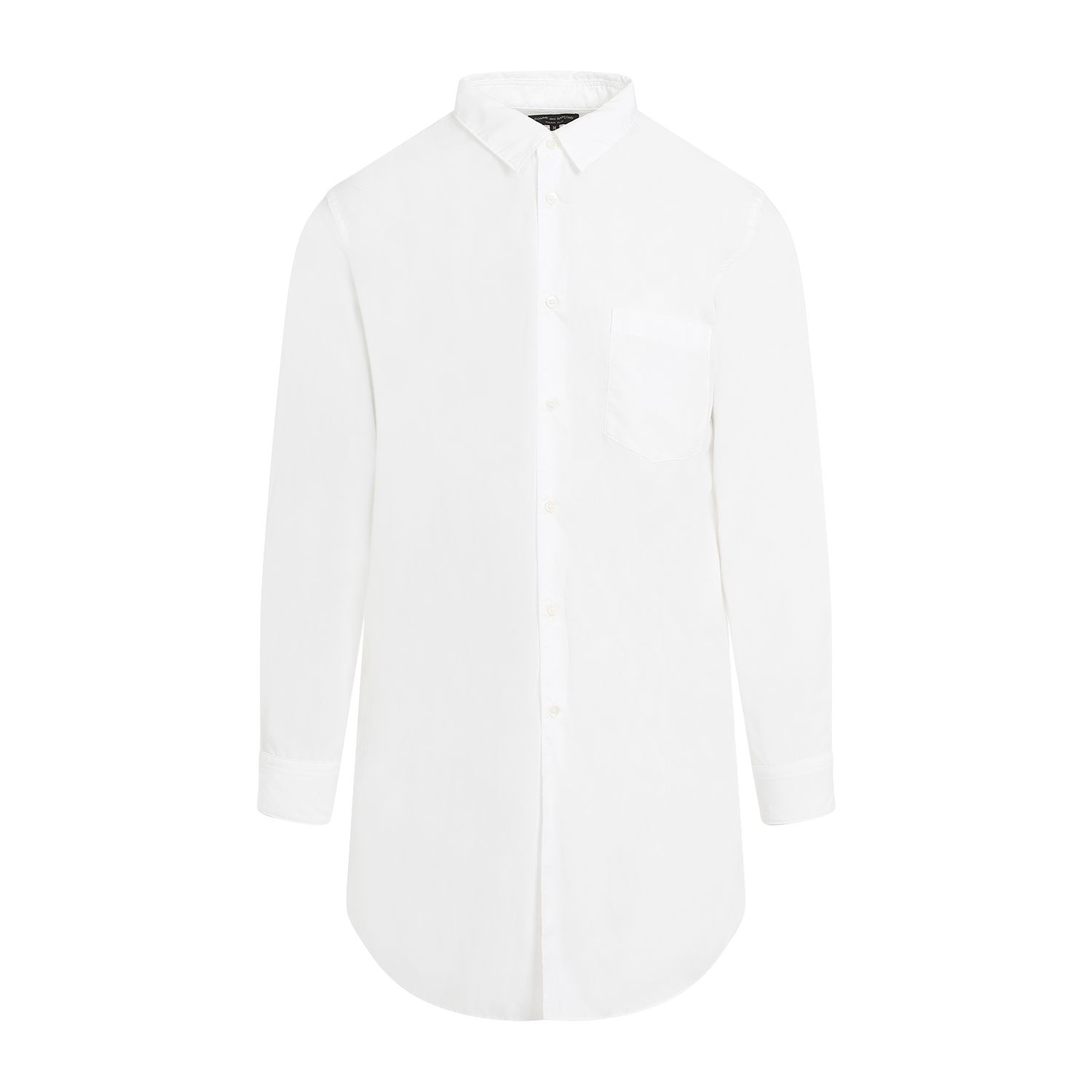 COMME DES GARÇONS  Camicia Bianca Classica in Cotone Comme des Garçons Uomo