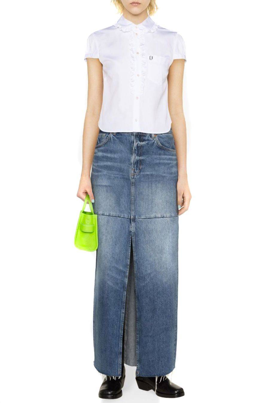 DSQUARED2  Camicia Bianca In Cotone DSQUARED2 Da Donna - S75DL0874