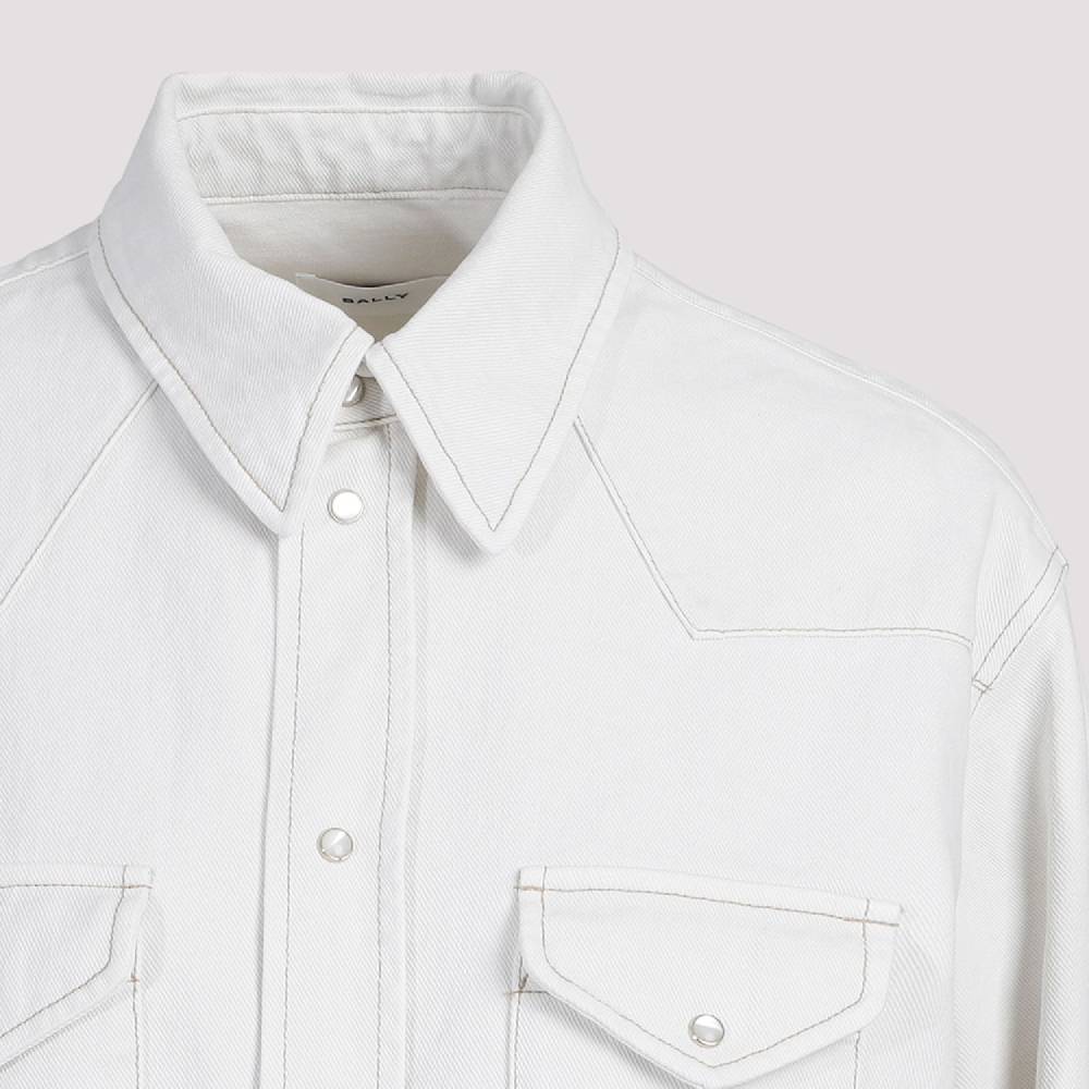 BALLY  Camicia Classica Da Donna BALLY In Cotone Color Osso