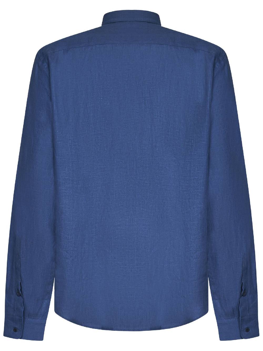 SEASE  Camicia Classica SEASE Blu Reale In Lino Da Uomo