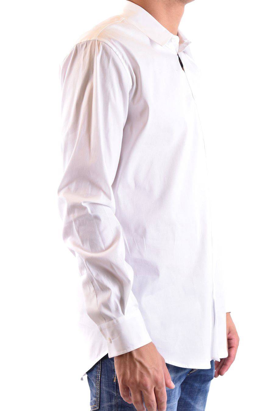 DSQUARED2  Camicia Classica Uomo DSQUARED2 Cotone Bianco