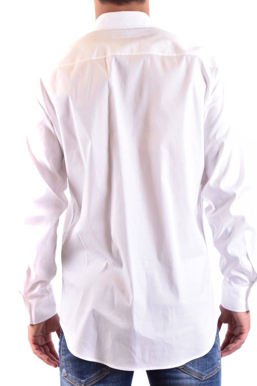 DSQUARED2  Camicia Classica Uomo DSQUARED2 Cotone Bianco