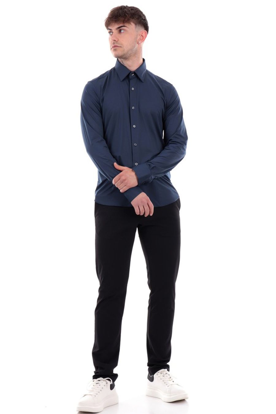 RRD - ROBERTO RICCI DESIGNS  Camicia Cotone Multicolor Uomo RRD Roberto Ricci