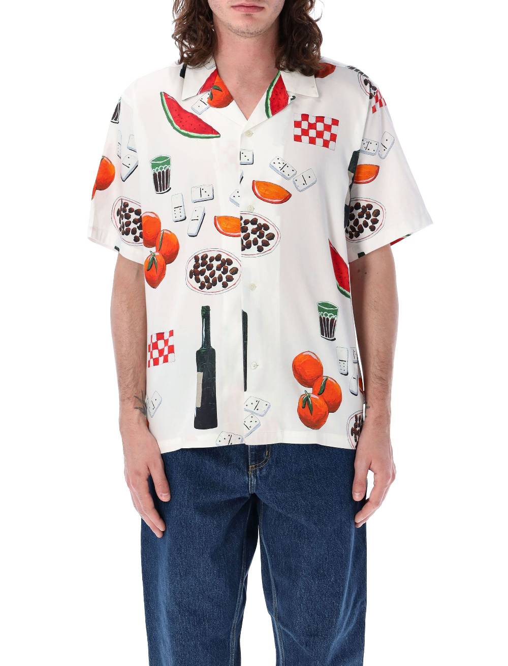 CARHARTT WIP  Camicia da Cena Bianca Fantasia Uomo CARHARTT WIP