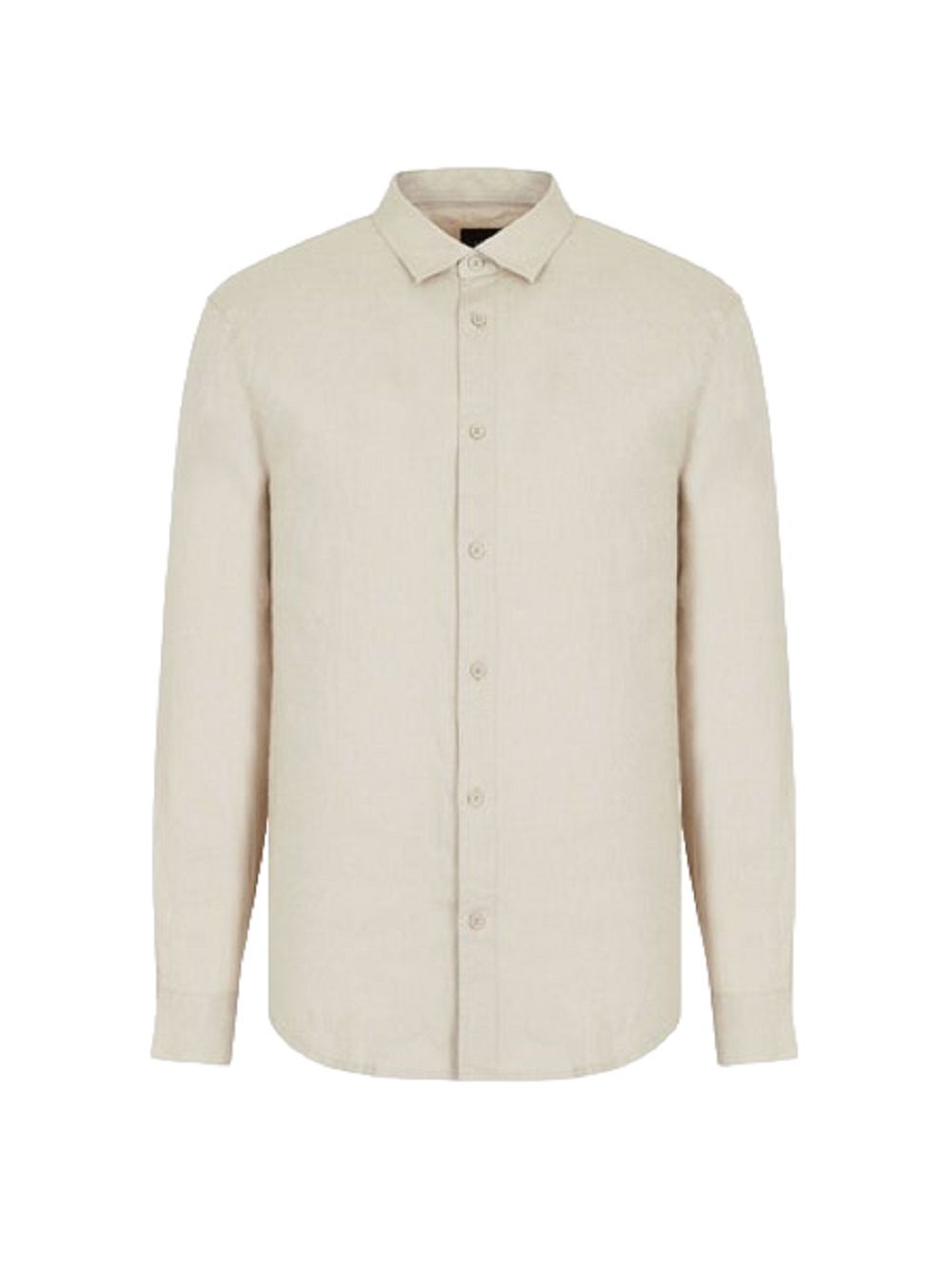 ARMANI EXCHANGE  Camicia di Lino Beige Uomo Armani Exchange