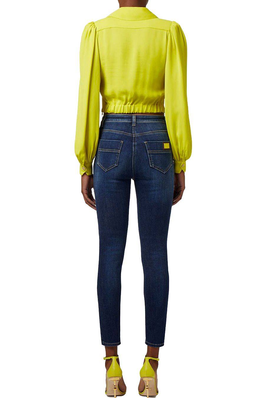 ELISABETTA FRANCHI  Camicia Gialla In Viscosa Elisabetta Franchi Donna