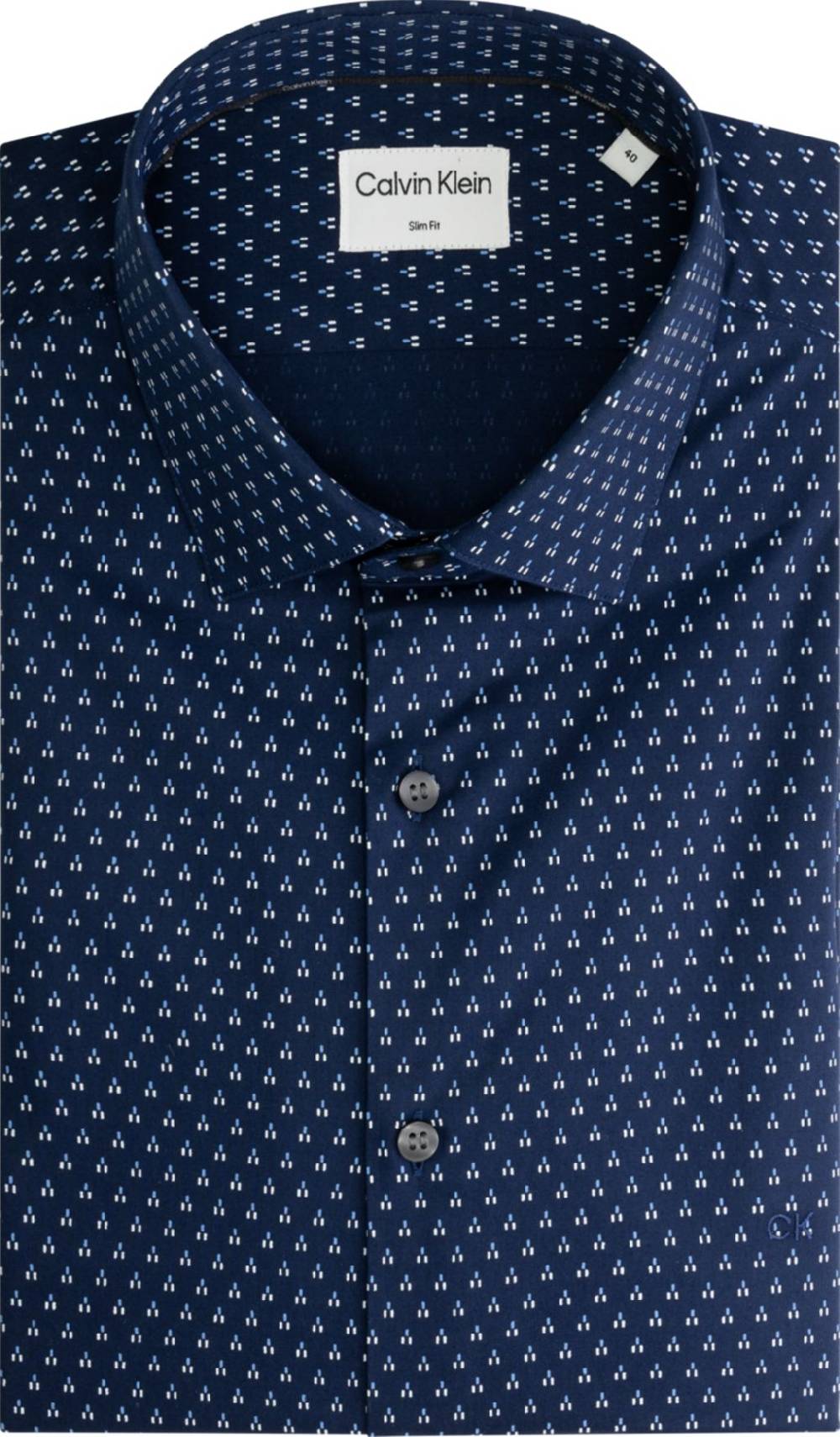 CALVIN KLEIN  Camicia Uomo Calvin Klein Blu in Cotone