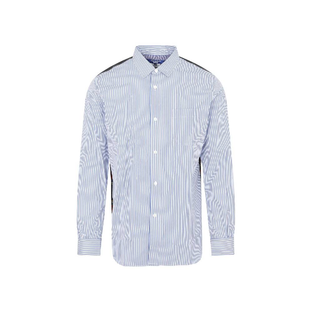 JUNYA WATANABE  Camicia Uomo Junya Watanabe Cotone Blu a Righe e Quadri