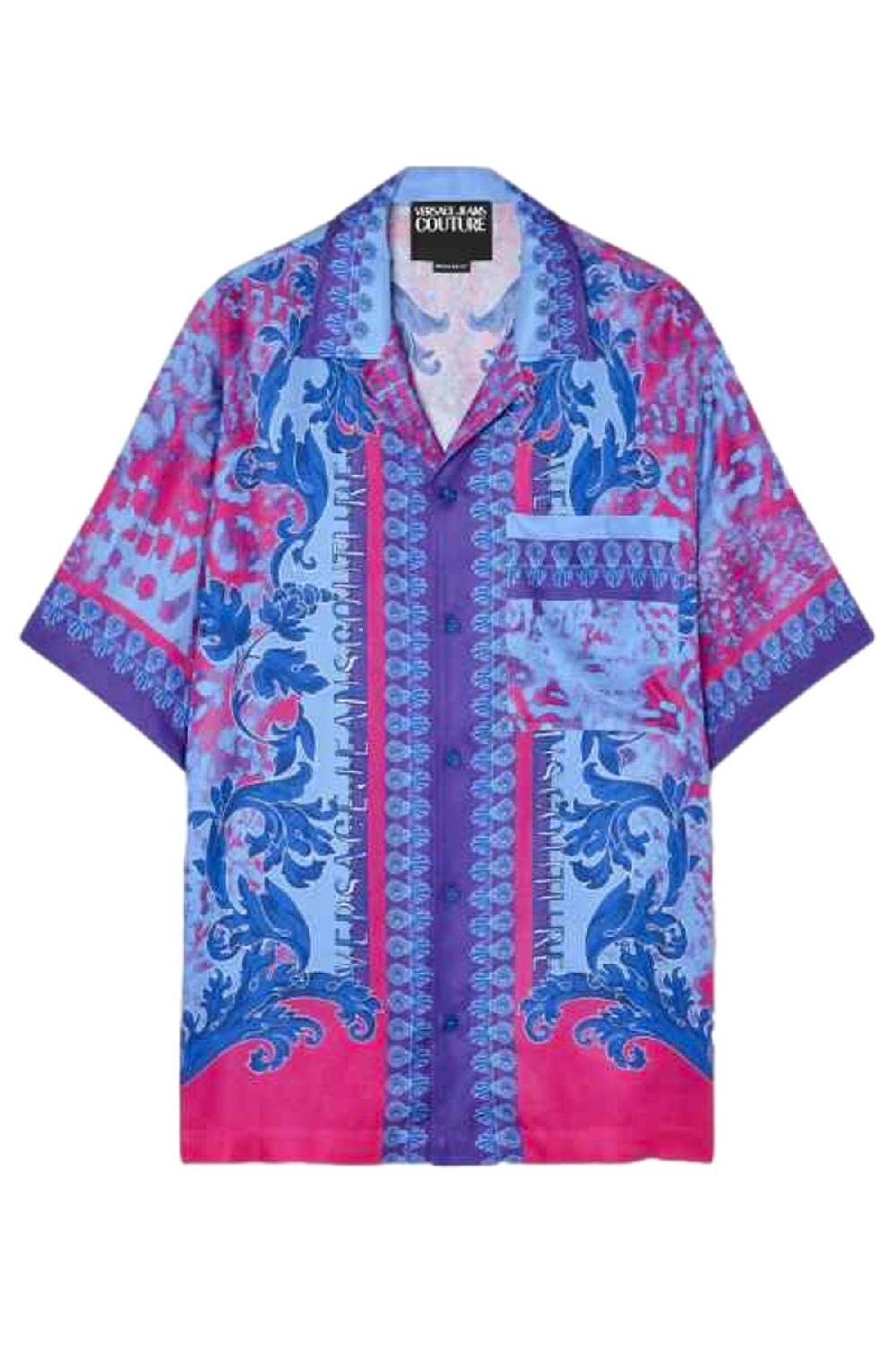 VERSACE JEANS COUTURE  Camicia Uomo Multicolore in Viscosa Versace Jeans Couture