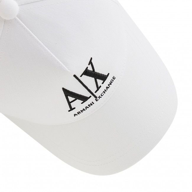 ARMANI EXCHANGE  Cappellino Da Baseball Bianco In Cotone Armani Exchange Uomo