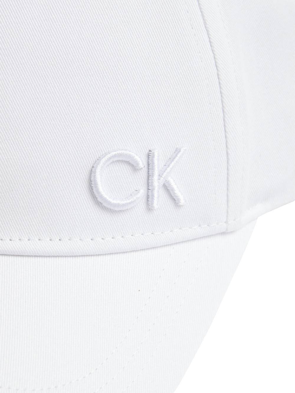 CALVIN KLEIN  Cappello Di Cotone Biologico Bianco Calvin Klein - Accessori Donna