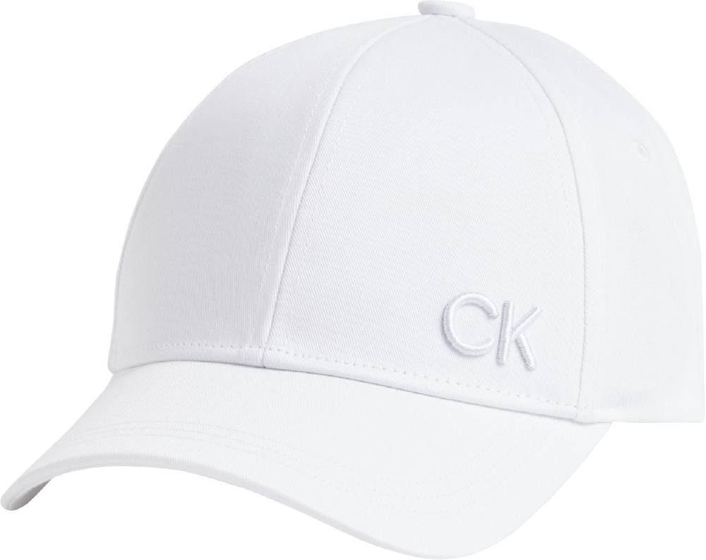 CALVIN KLEIN  Cappello di Cotone Biologico Bianco Calvin Klein - Accessori Donna