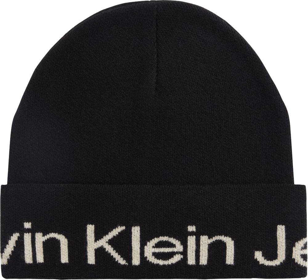 CALVIN KLEIN  Cappello Donna Misto Lana Nero Calvin Klein
