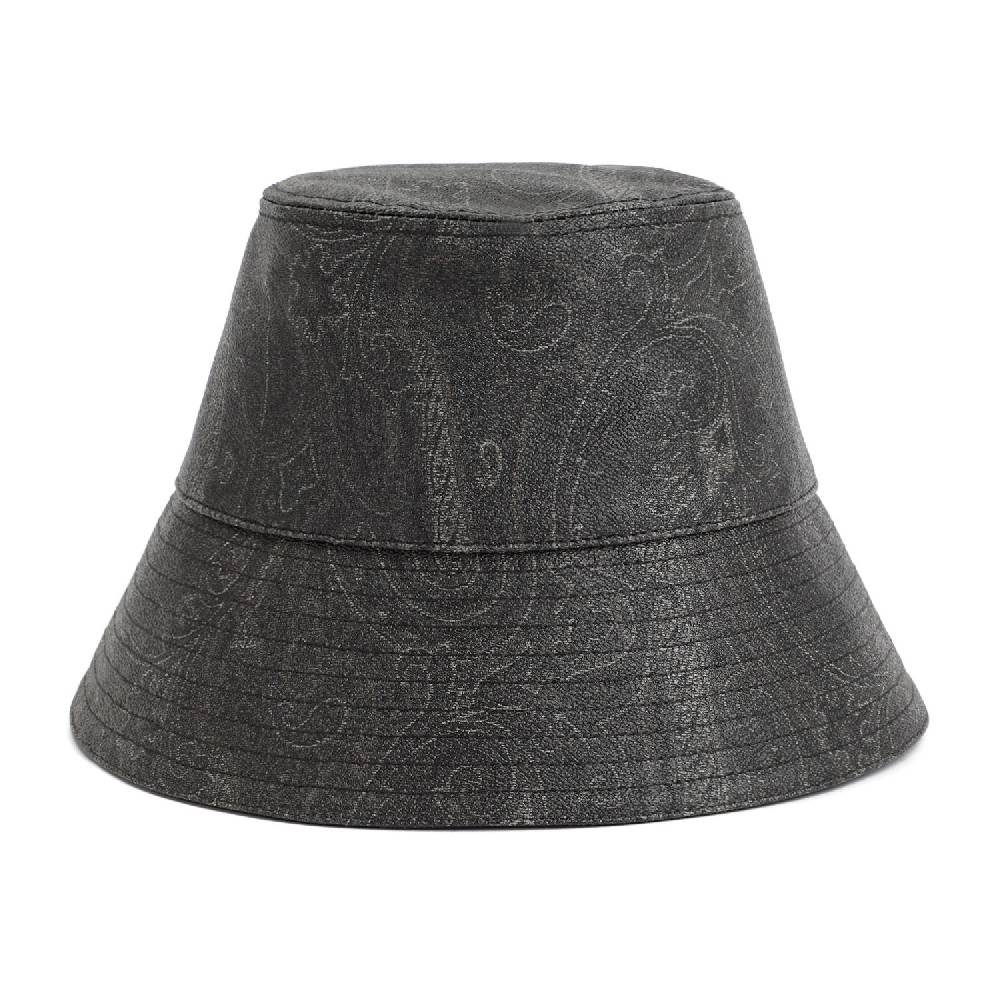 ETRO Cappello Secchiello ETRO Paisley in Cotone - Nero ETRO Cappello Secchiello ETRO Paisley in Cotone - Nero