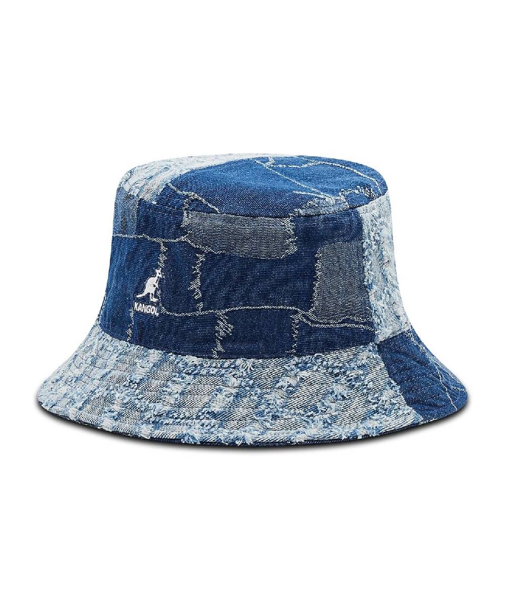 KANGOL  Cappello Secchiello In Denim Blu KANGOL Da Donna