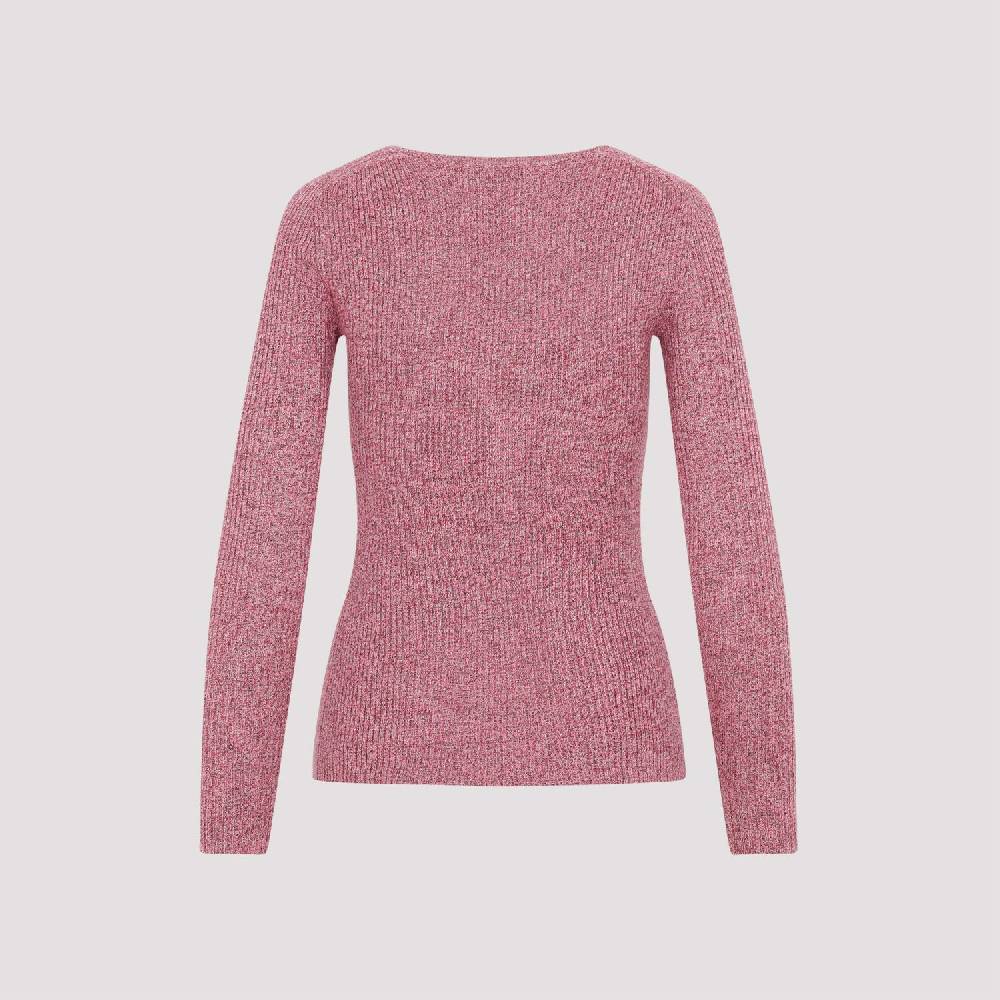 GABRIELA HEARST  Cardigan Misto Cachemire E Seta Rosa & Viola Di Gabriela Hearst