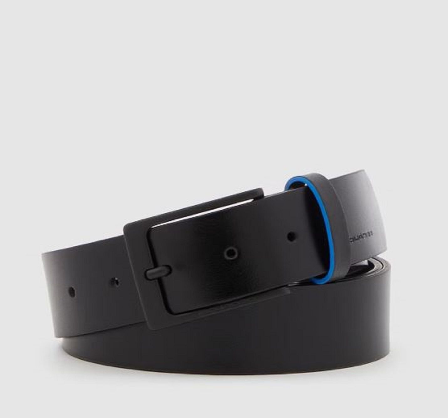 PIQUADRO  Cintura in Pelle Nera Piquadro Uomo - Eleganza Artigianale Italiana