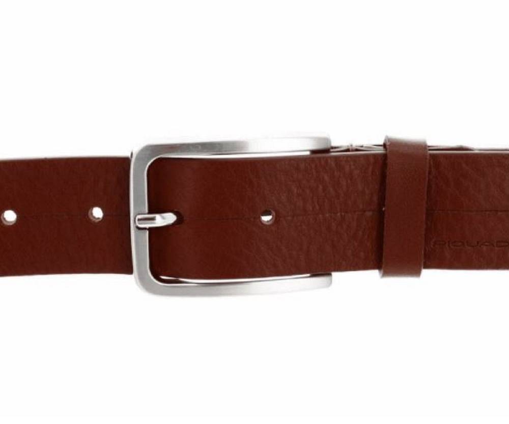 PIQUADRO  Cintura Piquadro Marrone In Pelle Da Uomo - Made In Italy