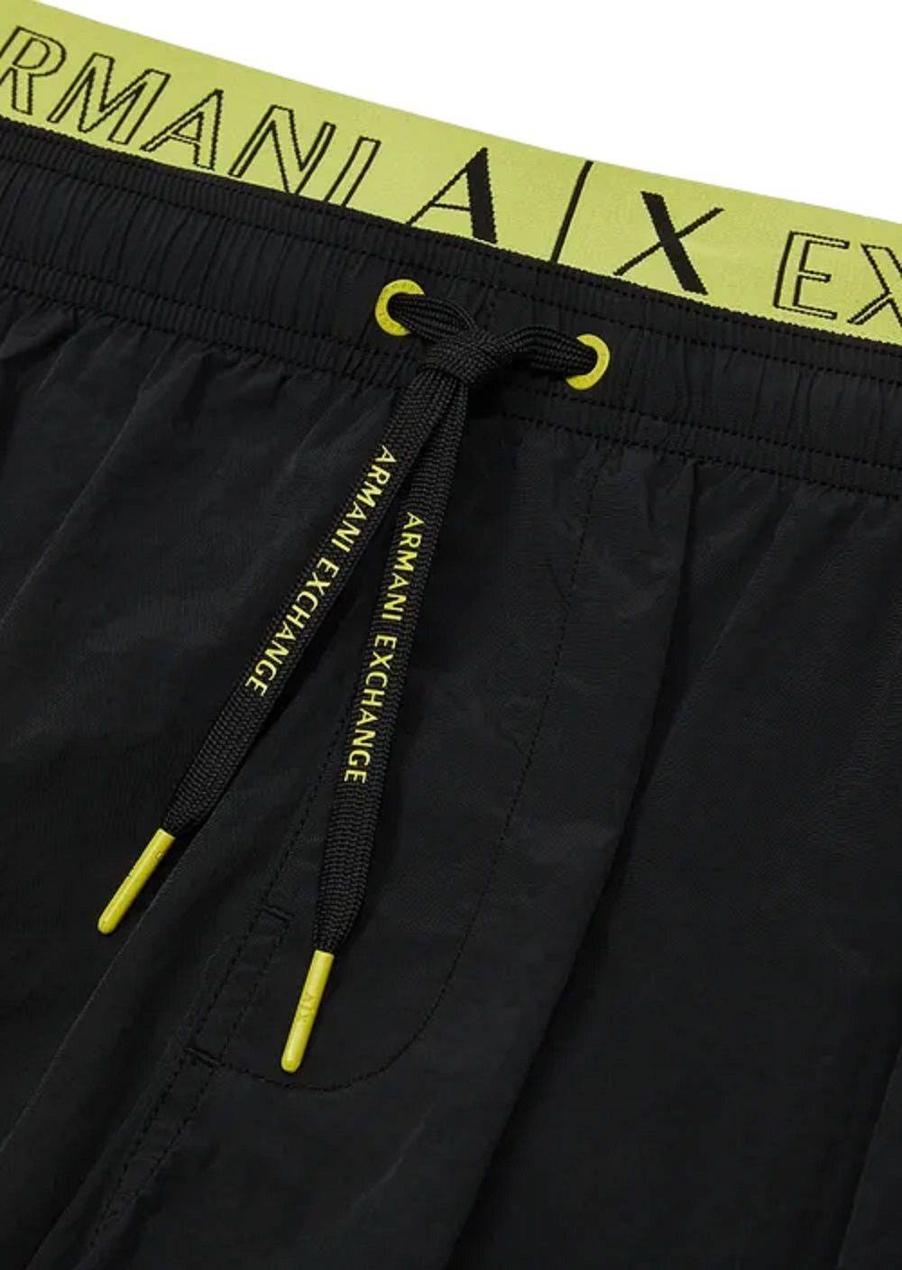 ARMANI EXCHANGE  Costume Da Bagno Nero Uomo Armani Exchange - 100% Poliammide