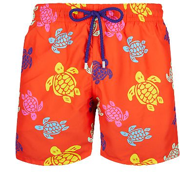 VILEBREQUIN  Costume da Bagno Rosso in Cotone Vilebrequin Uomo