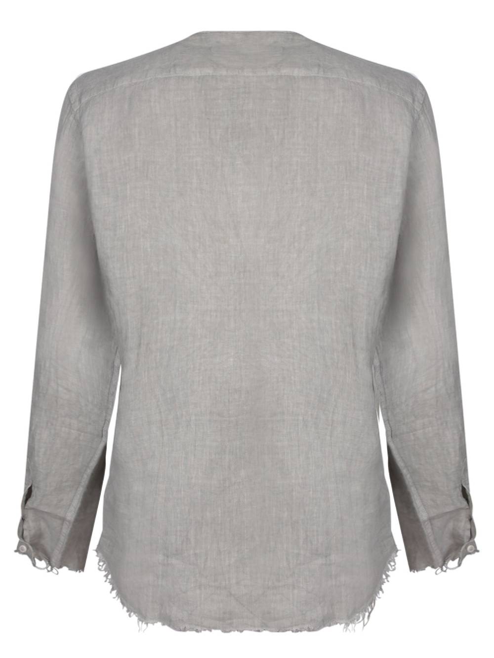 COSTUMEIN  Polo In Lino Grigio Da Uomo COSTUMEIN