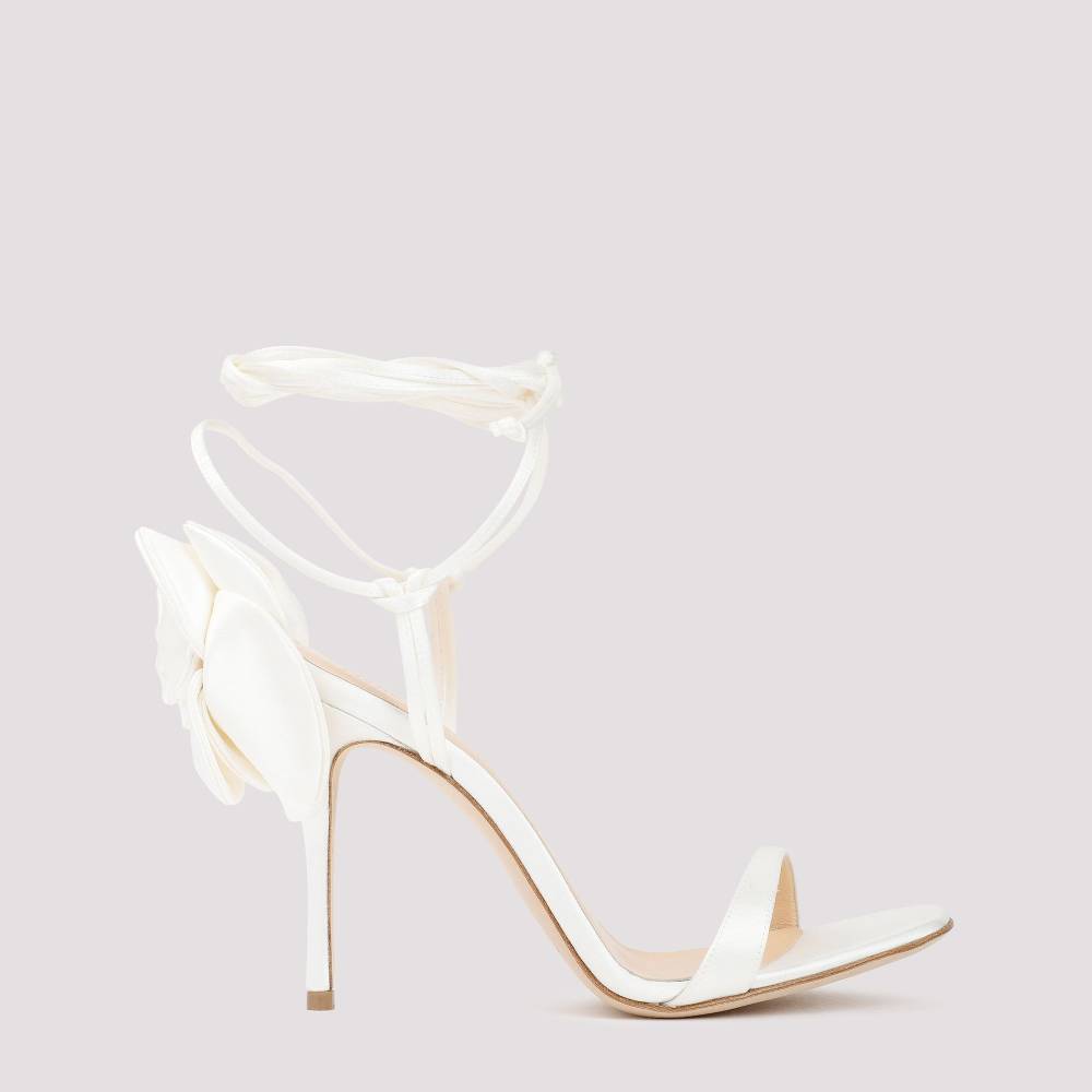 MAGDA BUTRYM  Décolleté Avorio Magda Butrym In Misto Seta Con Tacco Stiletto