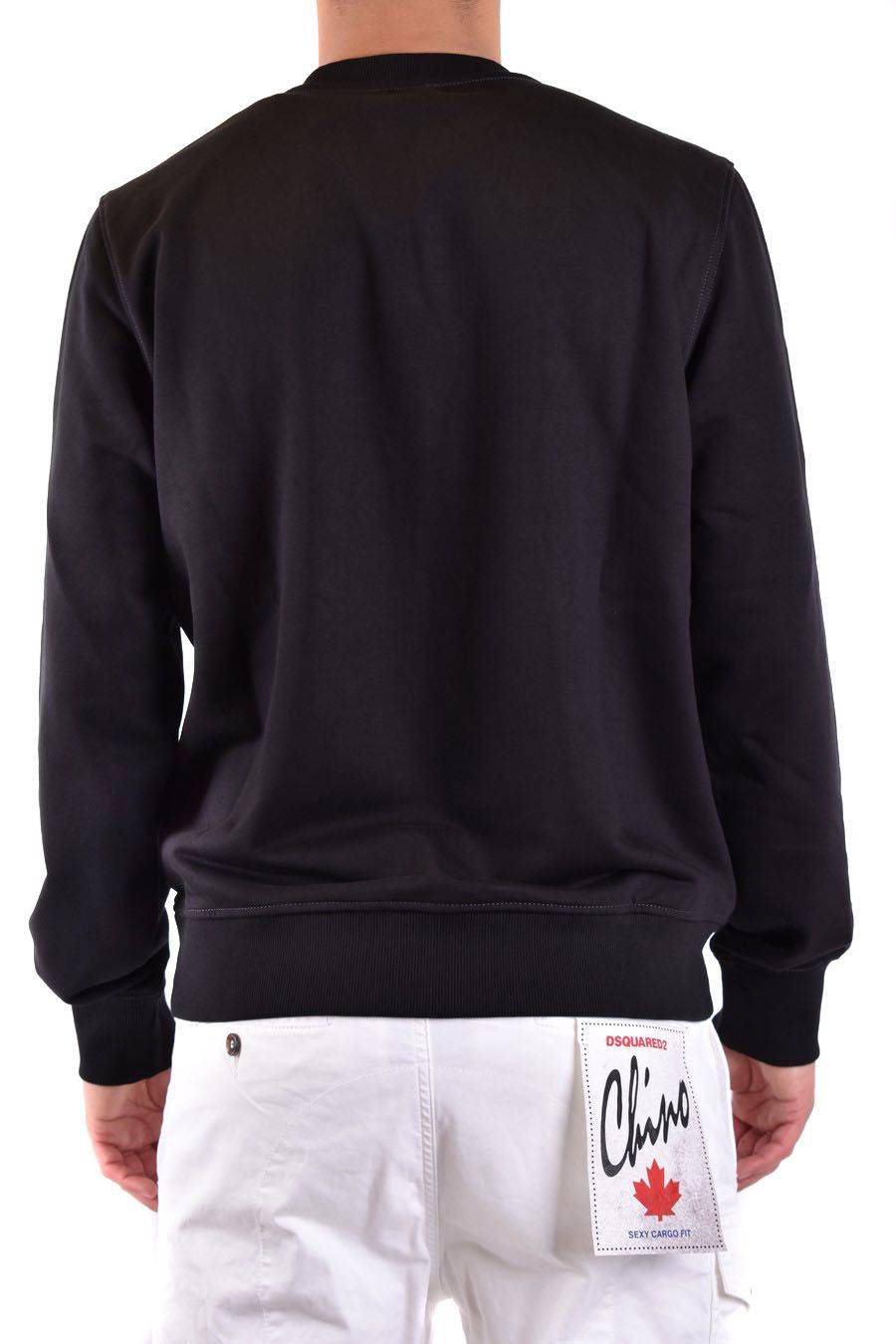 DIESEL  Felpa Di Cotone Nera Uomo DIESEL A12508