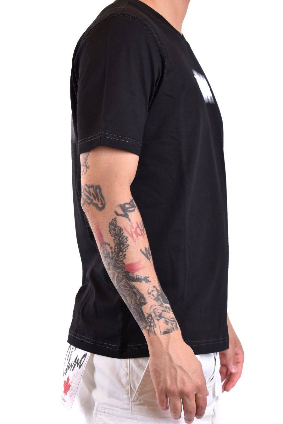 DIESEL  Maglietta Cotone Nero Uomo Diesel A12271