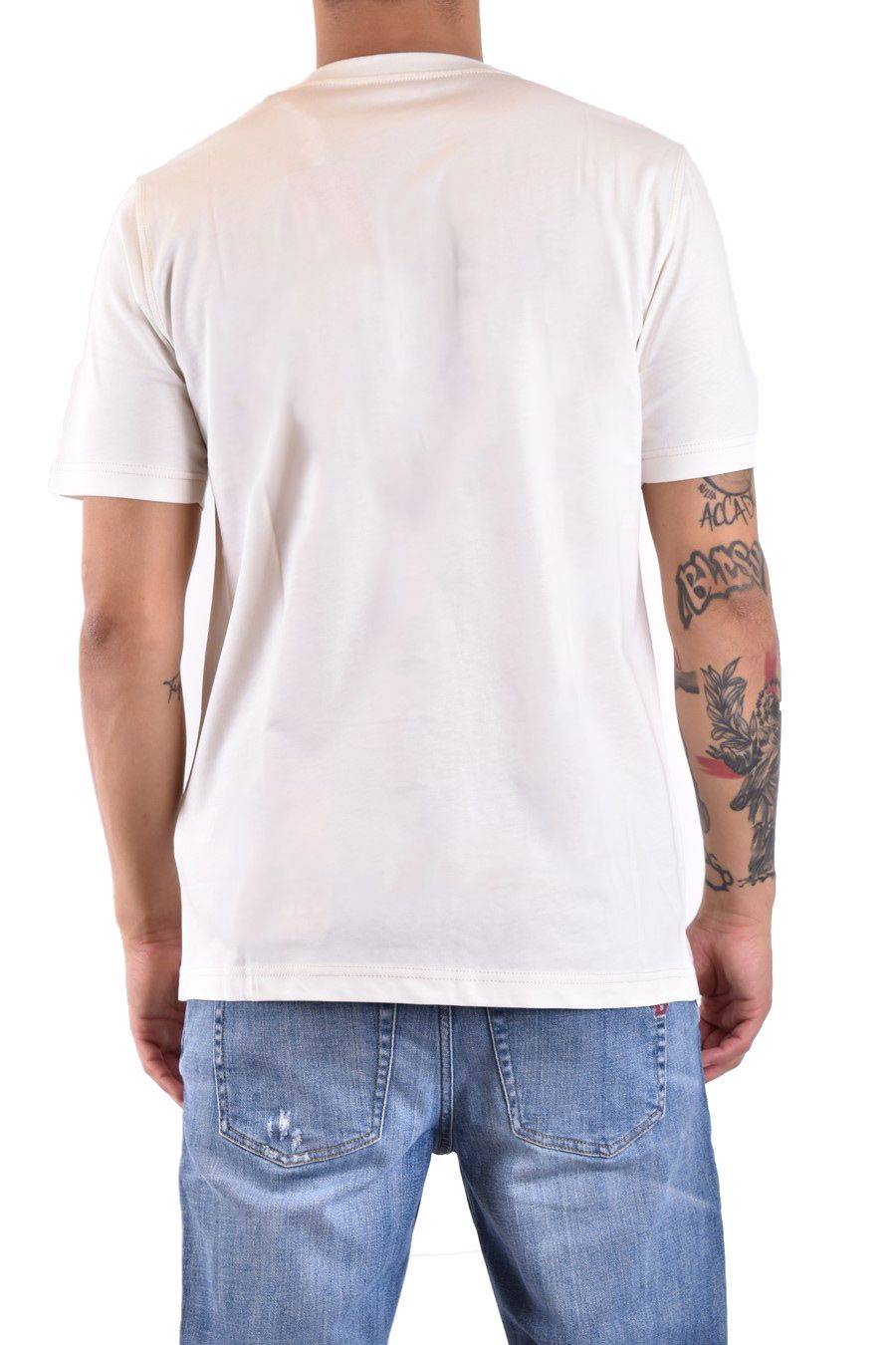 DIESEL  T-Shirt Cotone Bianco Uomo Diesel A13284