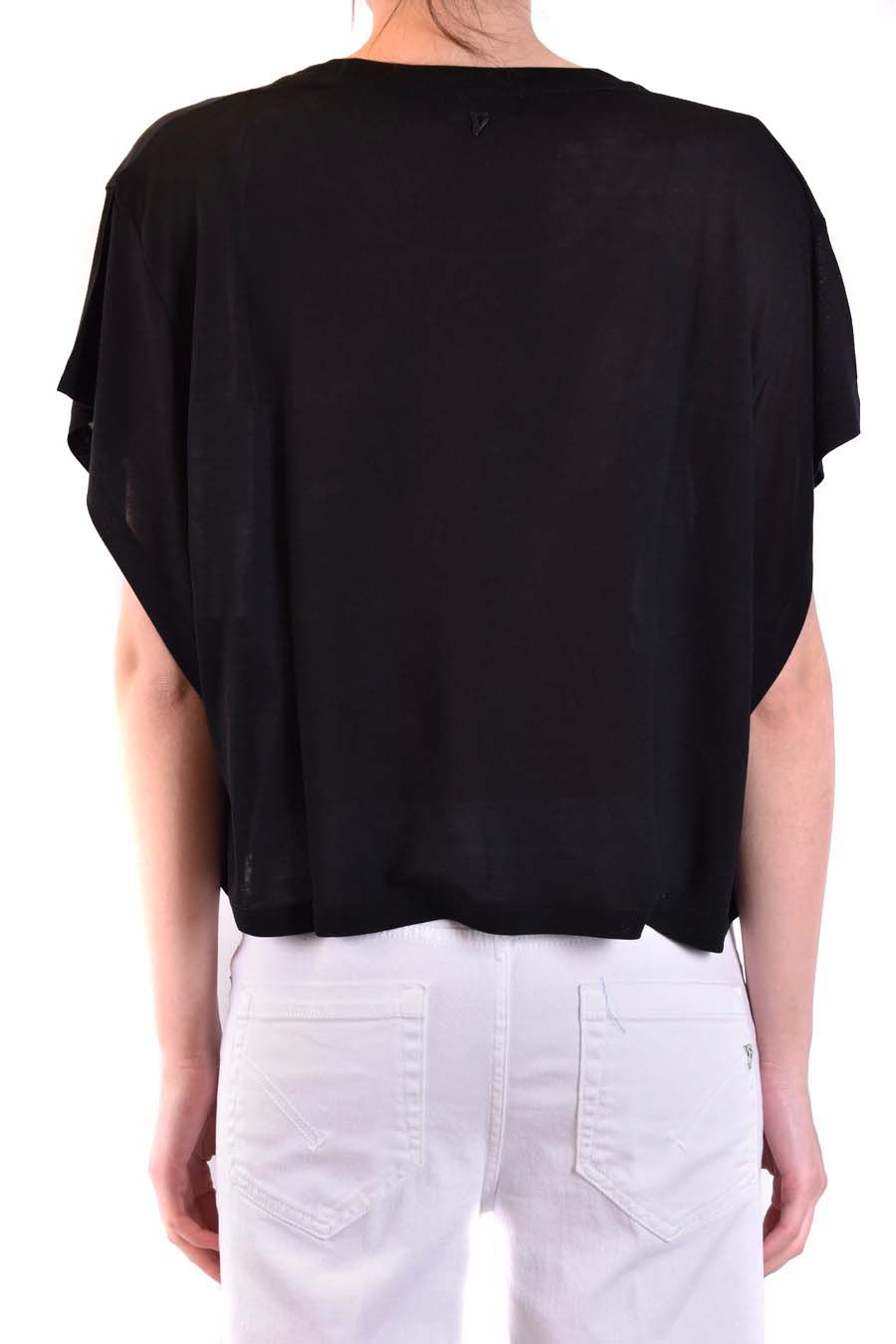 DONDUP  T-Shirt Donna In Cotone Nero DONDUP