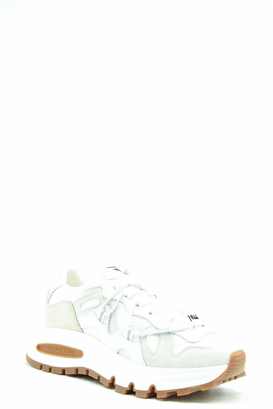 DSQUARED2  Sneakers Donna DSQUARED2 In Pelle Bianca
