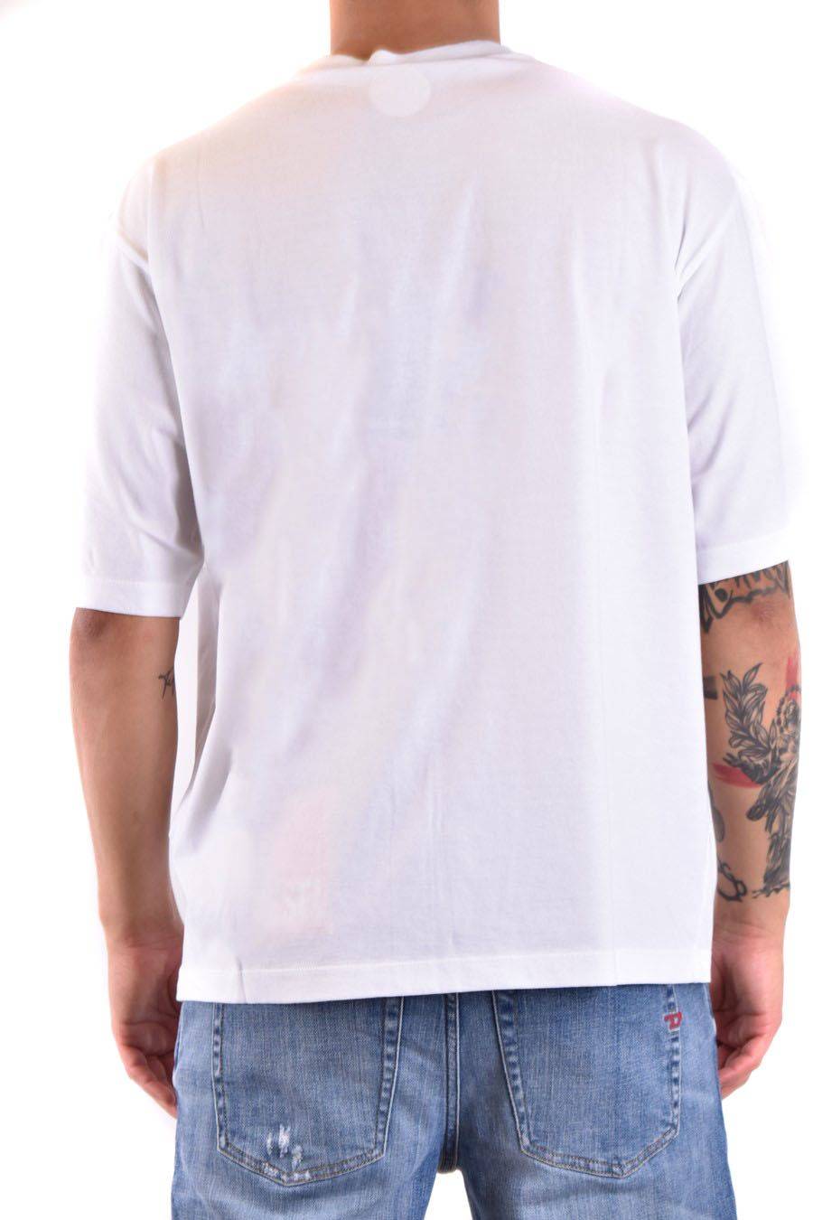 DSQUARED2  T-Shirt Uomo DSQUARED2 Cotone Bianco