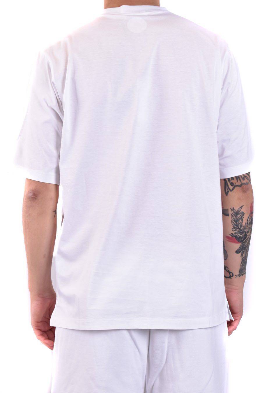 DSQUARED2  T-Shirt Uomo In Cotone Bianco DSQUARED2